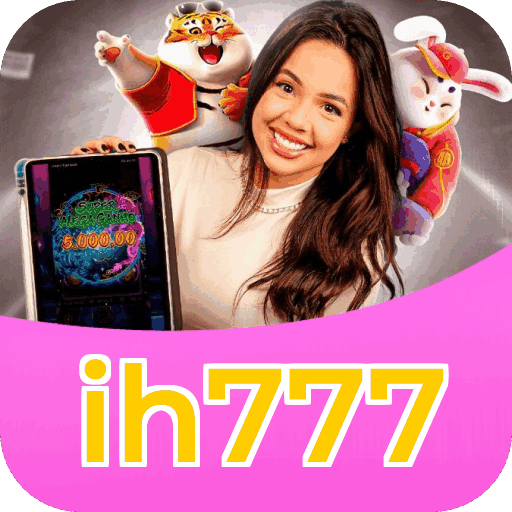 Interface do aplicativo ih777 mostrando jogos disponíveis no iOS e Android
